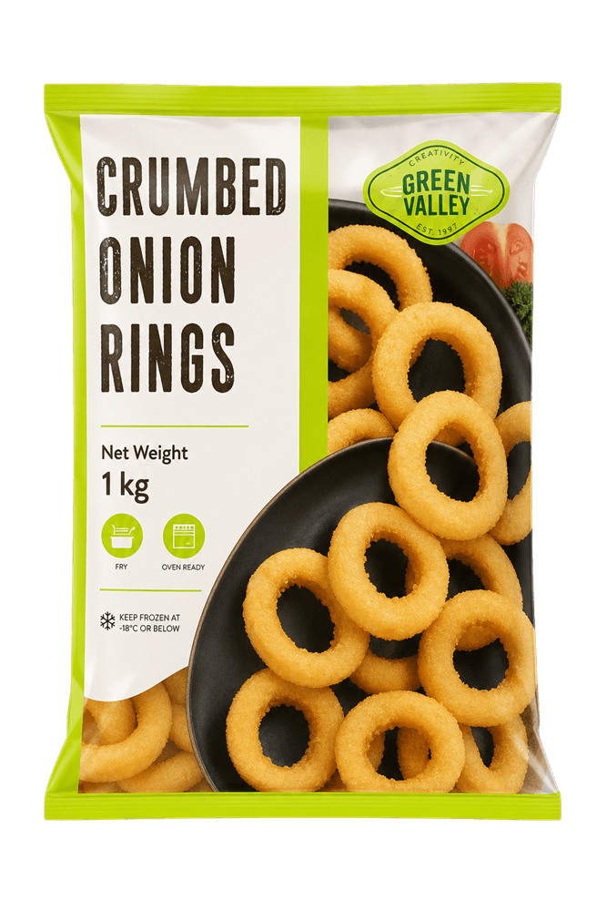 3791 FROZEN CRUMBED ONION RINGS 1KG