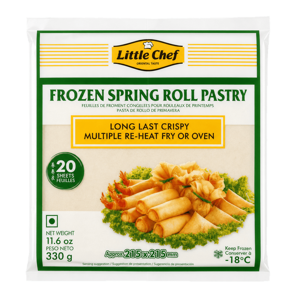 FROZEN 3656 Spring Roll Pastry little chef 330g