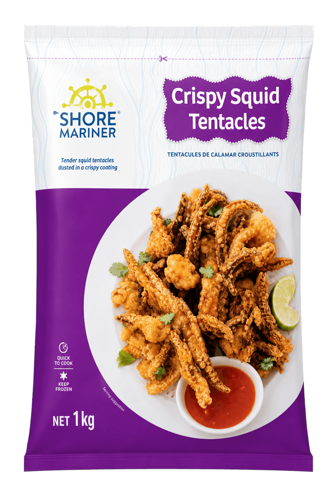 6874 FROZEN SQUID CRISPY TENTACLE SM 1KG