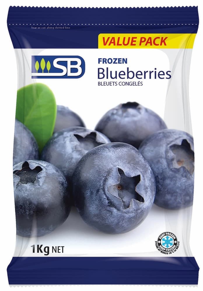 Frozen 9700 BLUEBERRY WHOLE SB 1KG