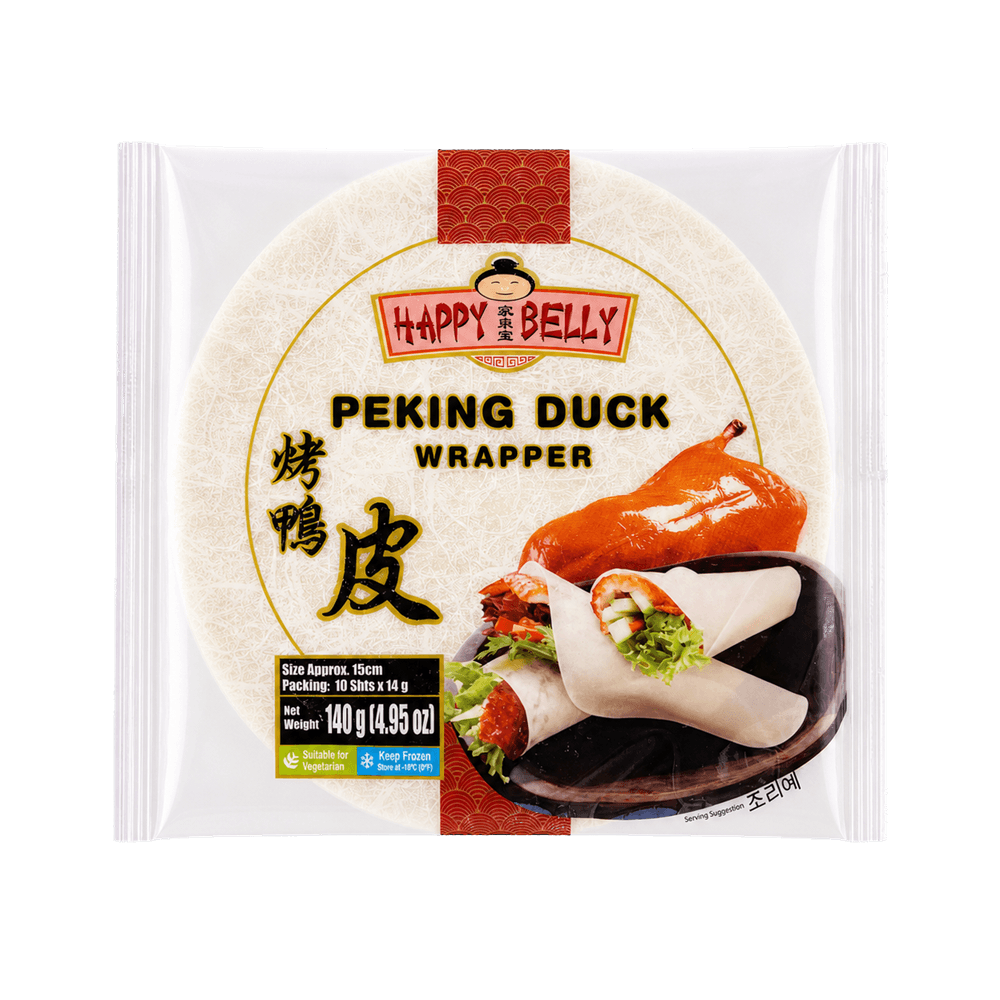 FROZEN 3675 HAPPY BELLY PEKING DUCK WRAPPER 150MM 140G