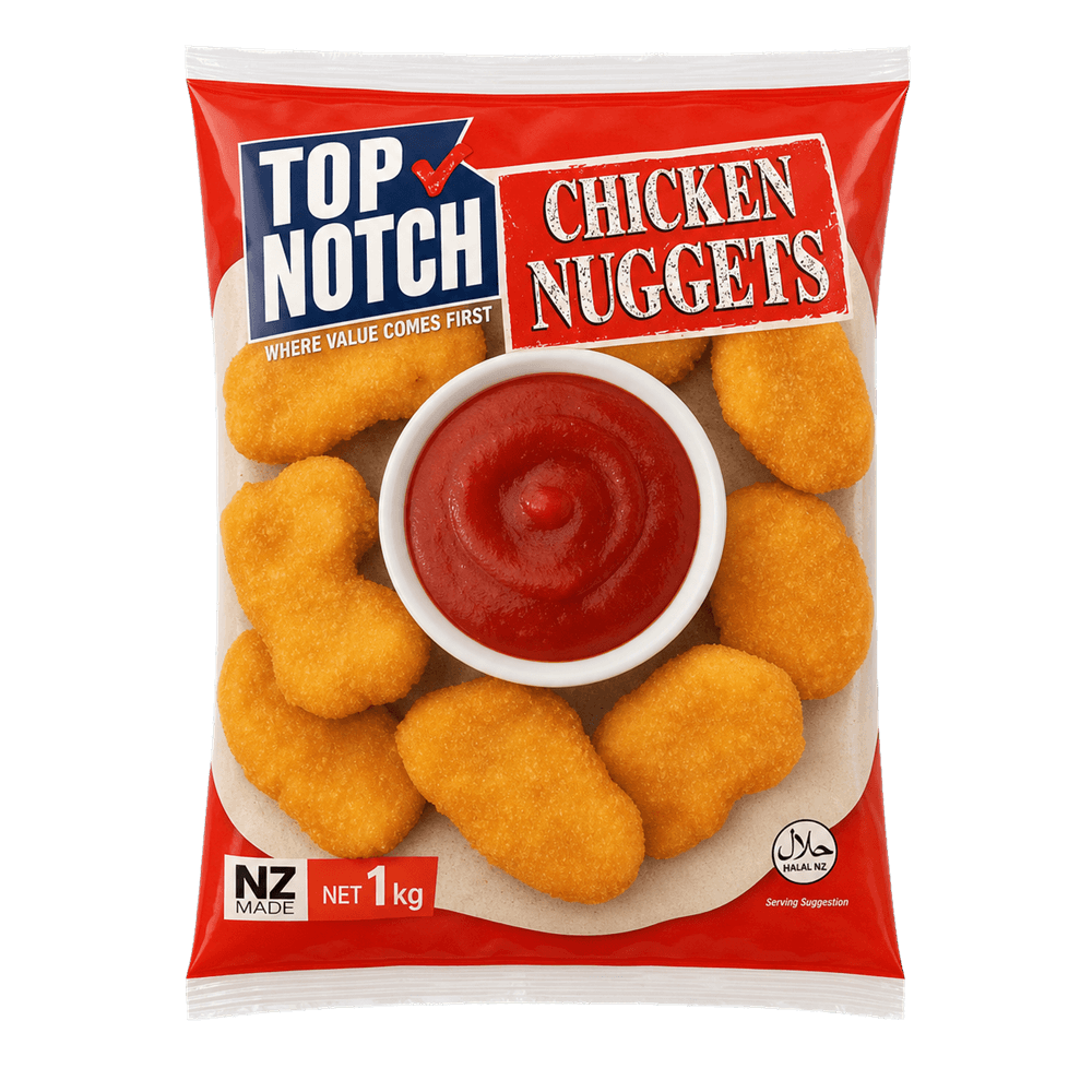 FROZEN 78023 CHICKEN NUGGETS CRUMBED 1KG