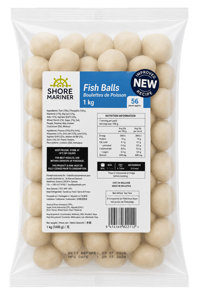 FROZEN 8221 FISH BALL SM 1KG