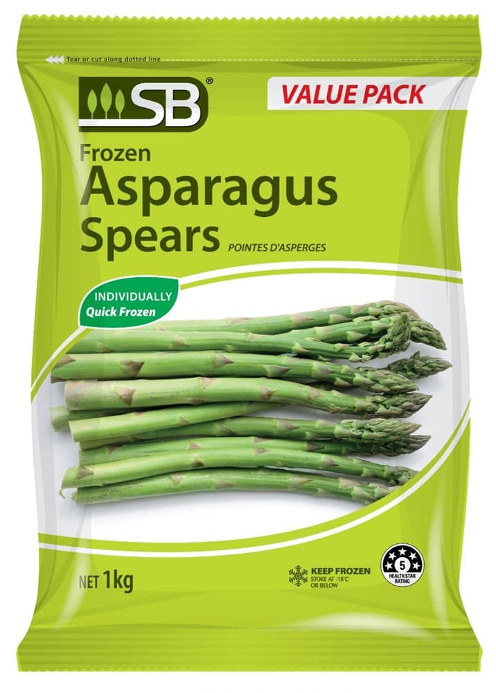 9970 FROZEN ASPARAGUS SPEAR SB 1KG